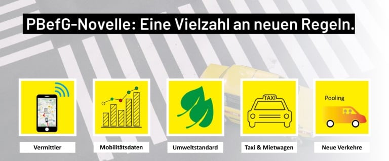 Änderung des Personenbeförderungsgesetzes: Das sind die wesentlichen ...