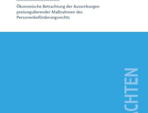 Verkehrsökonomisches Gutachten: Wissenschaftler empfehlen Mindestpreise für Uber & Co.