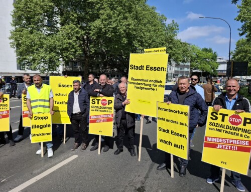 Bundesverband Taxi begrüßt Einführung von Mietwagen-Mindestpreisen in Essen