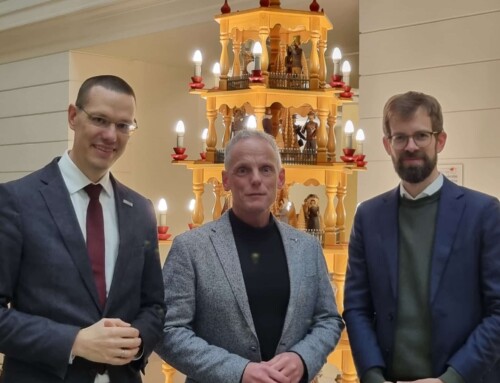 Der frisch gewählte Präsident nimmt erste Termine war in Berlin – Beiner will Taxi in den Mittelpunkt der Mobilitätsdebatte rücken