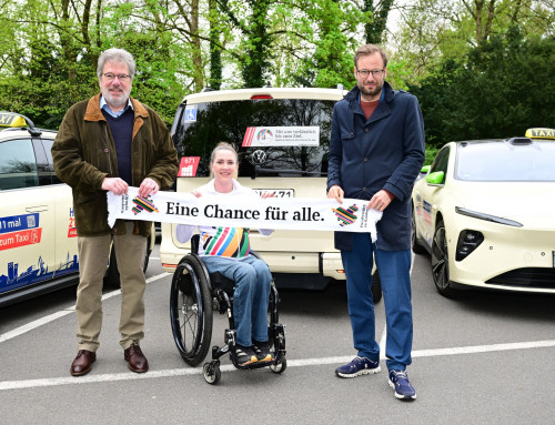 Olympia und Paralympics – 200 Heckscheiben-Aufkleber: Hansa-Taxi unterstützt Hamburger Olympia-Bewerbung